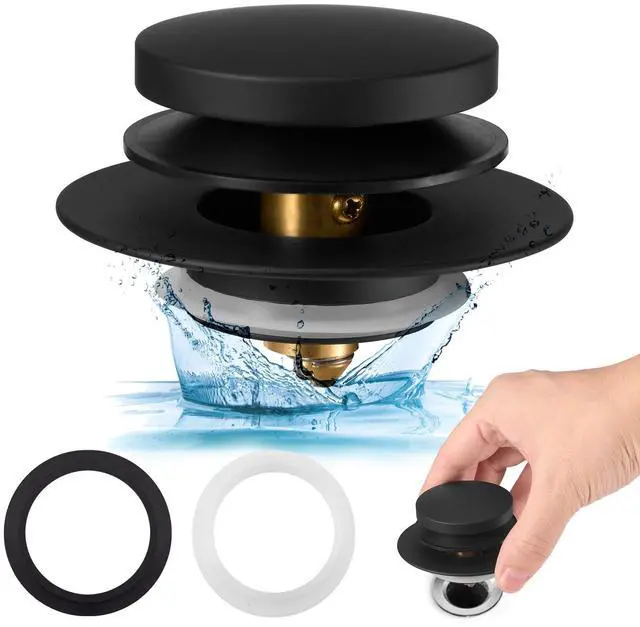 Main image of Bathtub Drain Stopper, Tub Plug for 1.5"-1.72" Regular Drains