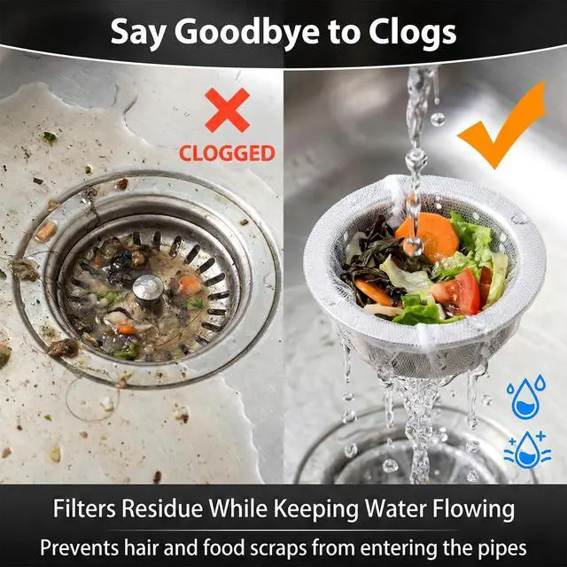 Alt view image 4 of 7 - Disposable Drain Covers for Kitchen Sink Strainers