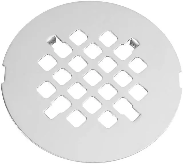 Main image of OD Snap-in Shower Drain Cover, Round Shower Drain Strainer Grid, Replacement Cover, Designed for Long-Lasting(Chrome Plated)