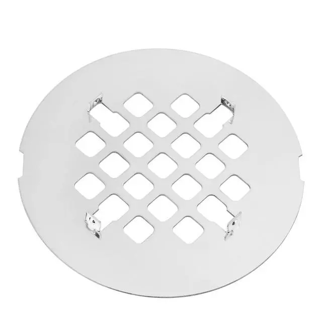 Alt view image 3 of 6 - OD Snap-in Shower Drain Cover, Round Shower Drain Strainer Grid, Replacement Cover, Designed for Long-Lasting(Chrome Plated)