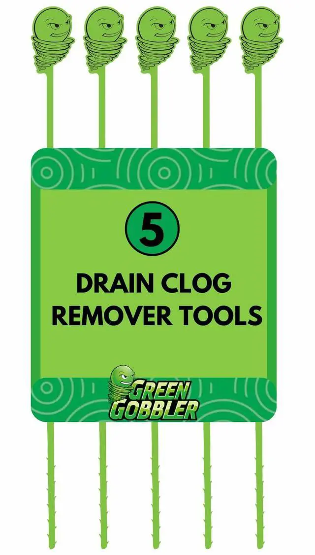 Main image of Hair Grabber Drain Snake - 5 Pack (Great for Sink & Shower Clogs)