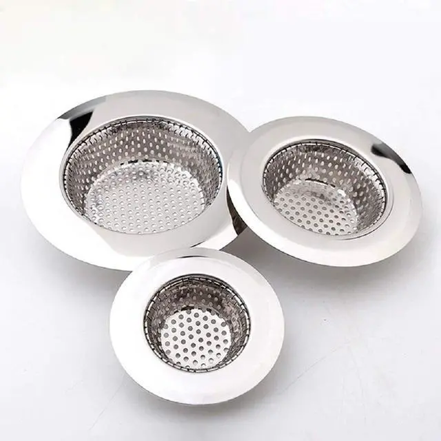 Main image of Hair Catcher Shower Drain(3 Pack), Bathtub Drain Cover, Sink Tub Drain Stopper, Sink Strainer for Kitchen and Bathroom, Hair Stopper for Bathtub Drain Cover Size from 2.13'' to 4.5''.
