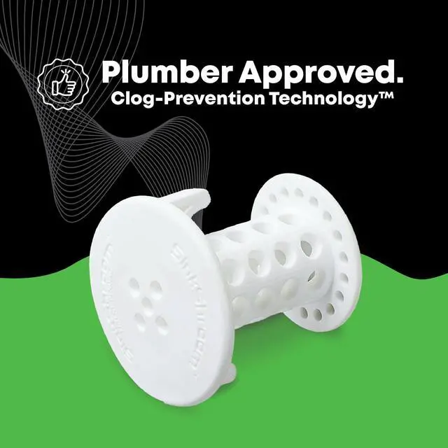 Alt view image 6 of 7 - SinkShroom The Revolutionary Sink Drain Protector Hair Catcher/Strainer/Snare, White