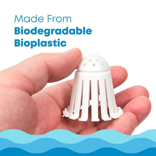 Alt view image 2 of 7 - Disposable Bath Tub Drain Strainers - Hair Catcher Snare for Shower Bathtub to Prevent Clogged Drains, Traps Human and Pet Hair, One Year Supply (White)