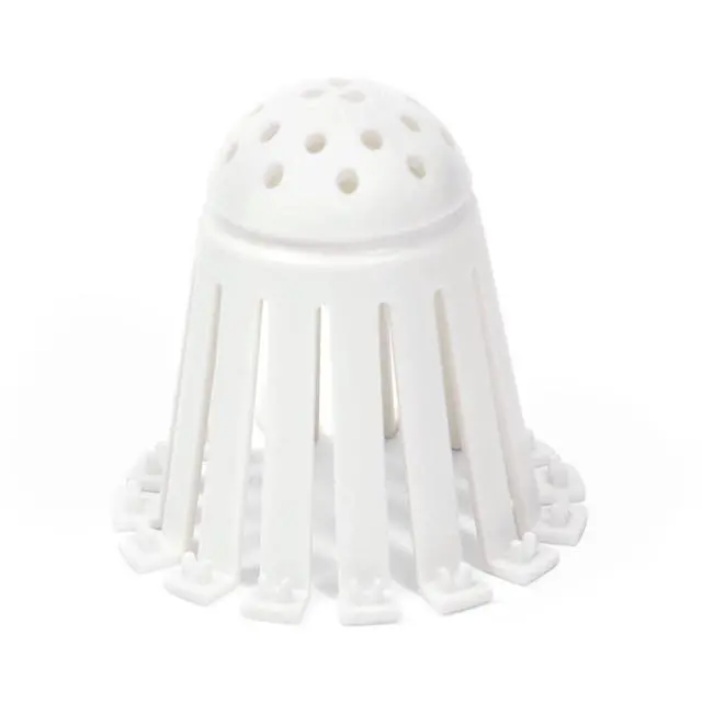 Alt view image 7 of 7 - Disposable Bath Tub Drain Strainers - Hair Catcher Snare for Shower Bathtub to Prevent Clogged Drains, Traps Human and Pet Hair, One Year Supply (White)