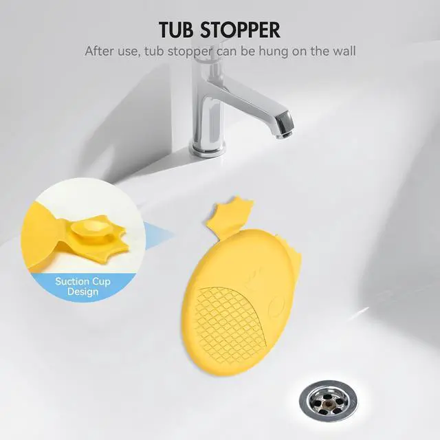 Alt view image 4 of 6 - Bathtub Drain Stopper Sink Covers, Drain Plug for Tub & Sink