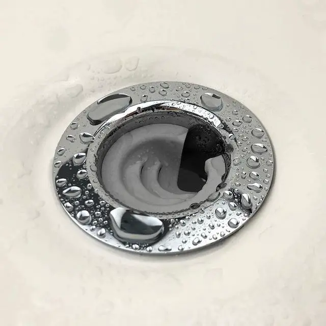 Alt view image 5 of 6 - Bathtub Drain Funnel for Hair Clog Prevention, 2 Size Pack 1.3"-1.7" Tub Drains (Gray)