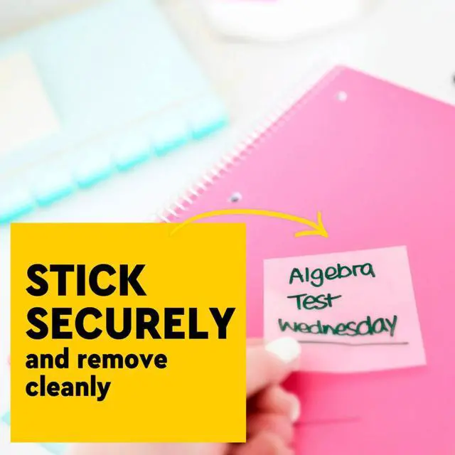 Alt view image 6 of 7 - Transparent Notes, 2.8 x 2.8 in, Clear, 12 Pads