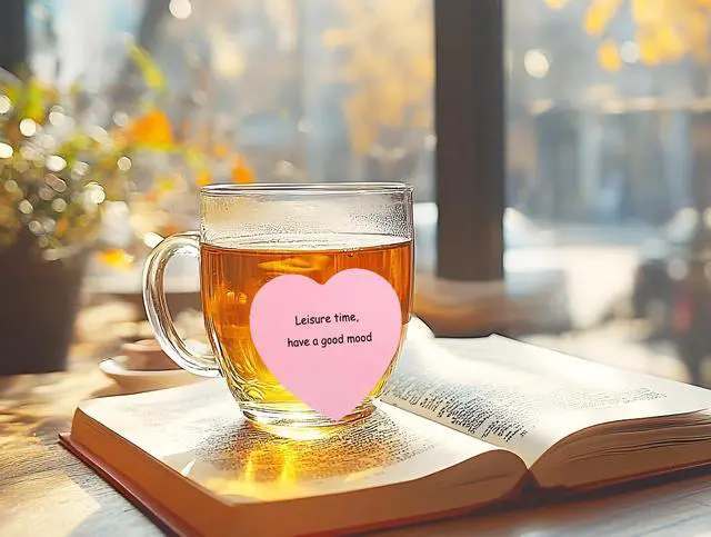 Alt view image 4 of 6 - Kraft Paper Sticky Notes Heart Shaped Self-Stick Blank Book Tabs Paper Markers Sticky Notes Pad 100 Sheets Index Sticker (Pink)