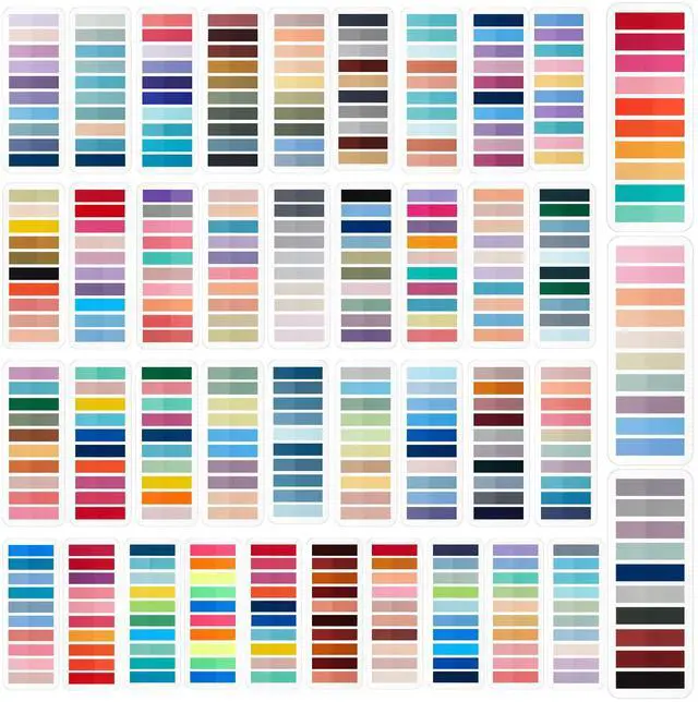 Main image of Annotation Tabs, 40 Colors Writable Sticky Tabs for Book