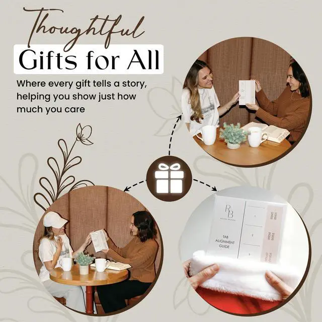 Alt view image 6 of 7 - Bible Tabs for Women, Laminated Gold Foil Catholic Bible Tabs (Oak)
