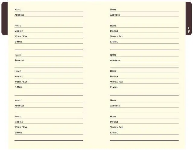 Alt view image 4 of 4 - Butterflies Address Book