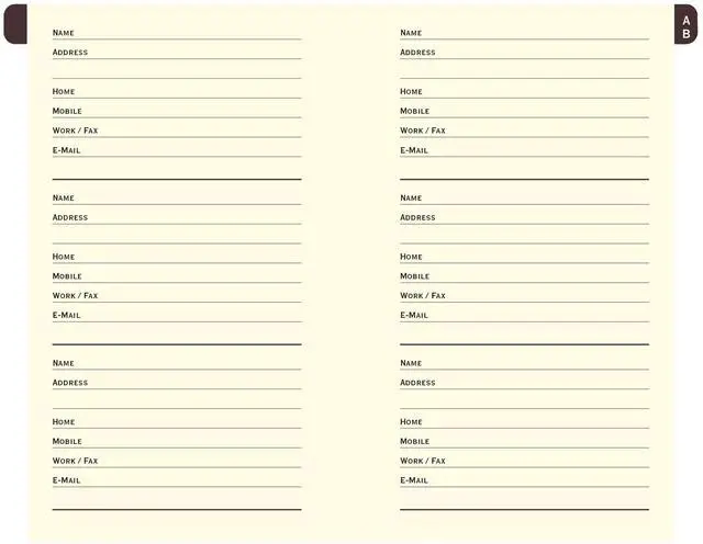 Alt view image 2 of 4 - Butterflies Address Book