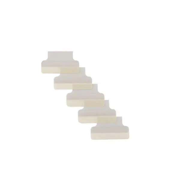 Alt view image 2 of 5 - Insertable Self-Adhesive Tabs with Printable Inserts, 1", Permanent Adhesive, Clear, Pack of 25 Index Tabs