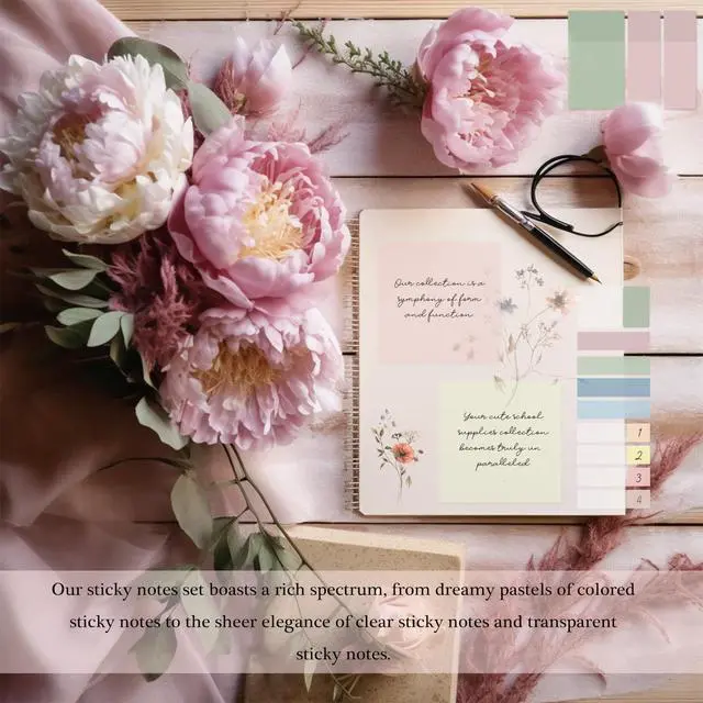 Alt view image 5 of 7 - Transparent Sticky Notes,920 Sheets Waterproof Clear Sticky Notes,Clear Post It Notes Transparent for Bible Study Supplies,Office School Supplies,Book Annotation