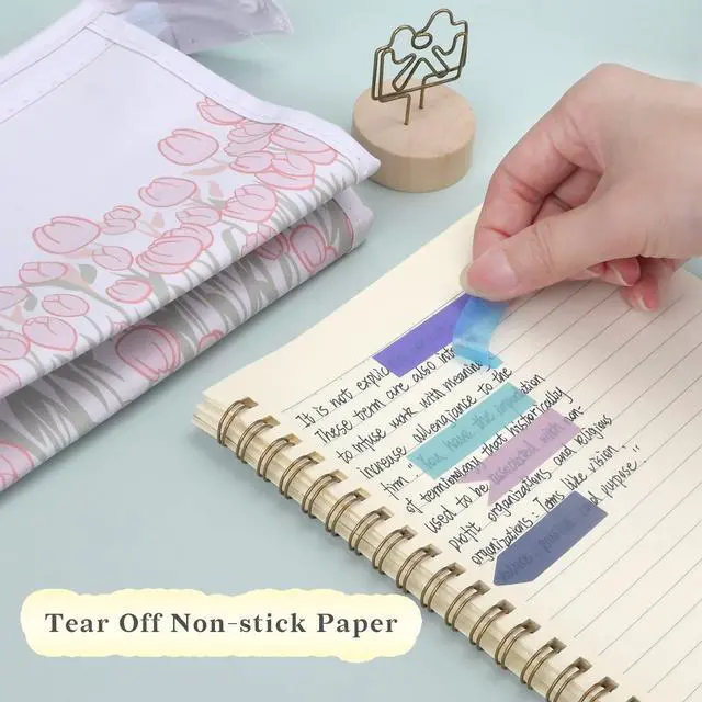 Alt view image 3 of 7 - Transparent Sticky Index Tab for Bible Annotating, Morandi