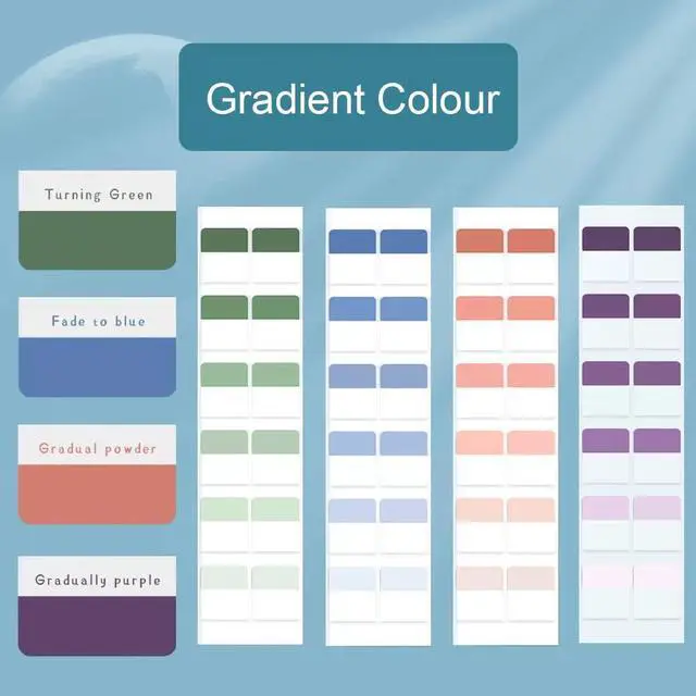 Alt view image 2 of 6 - Annotation Tabs Transparent Sticky Notes,