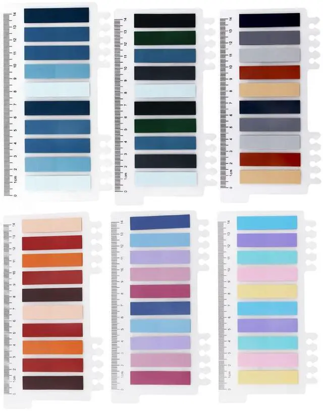 Main image of Piece Sticky Tabs Book Tabs - 30 Colors Writable Morandi Sticky Tabs, Repositionable Color Page Markers - Transparent Sticky Note Tabs, Post Stick It Tabs, School Supplies, Index Tabs