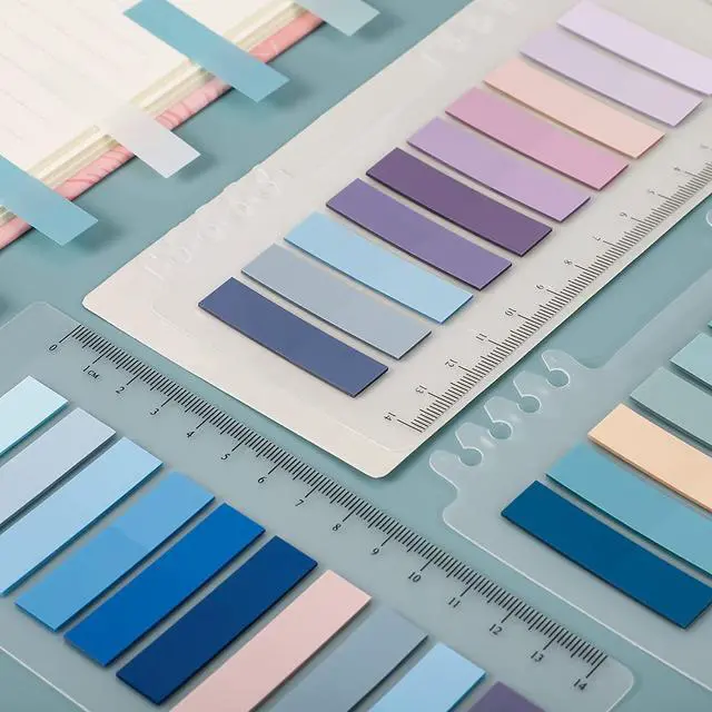 Alt view image 4 of 7 - Piece Sticky Tabs Book Tabs - 30 Colors Writable Morandi Sticky Tabs, Repositionable Color Page Markers - Transparent Sticky Note Tabs, Post Stick It Tabs, School Supplies, Index Tabs