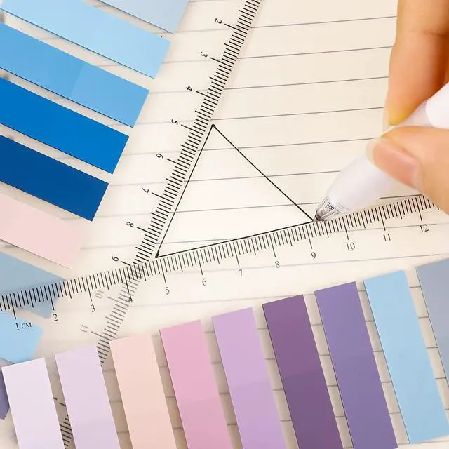 Alt view image 7 of 7 - Piece Sticky Tabs Book Tabs - 30 Colors Writable Morandi Sticky Tabs, Repositionable Color Page Markers - Transparent Sticky Note Tabs, Post Stick It Tabs, School Supplies, Index Tabs