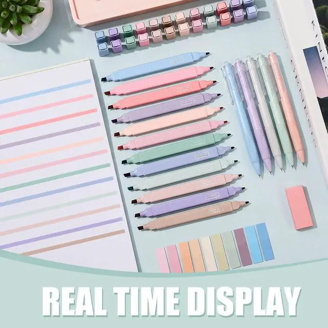 Alt view image 4 of 7 - Book Annotation Kit for Bible Journaling Study, Aesthetic Highlighters Pens, Index Tabs, Sticky Notes, Markers for Annotating Books Bible Page Tabs Supplies