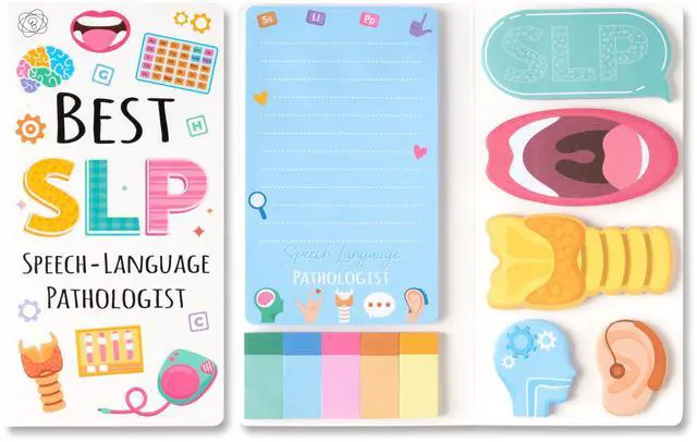 Main image of Speech Language Pathologist Sticky Notes Set SLP Appreciation Gift