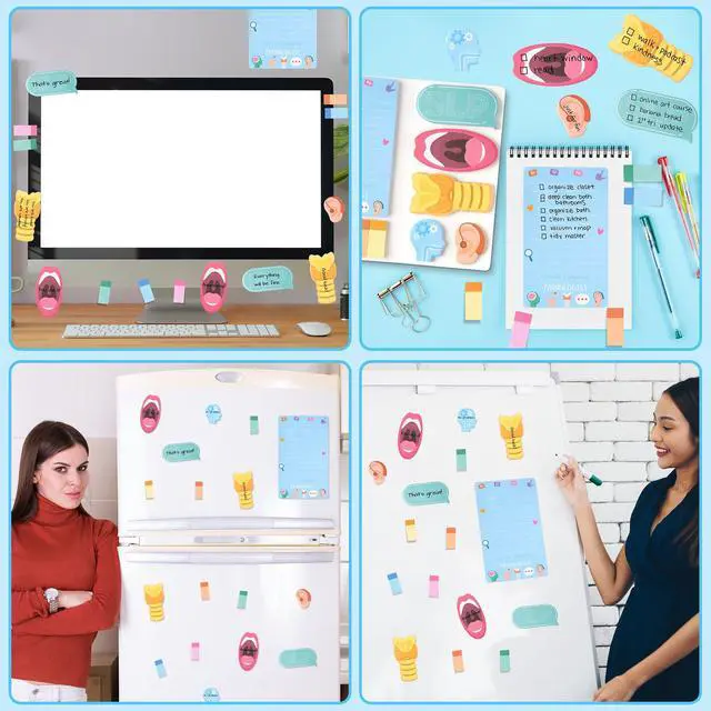 Alt view image 6 of 6 - Speech Language Pathologist Sticky Notes Set SLP Appreciation Gift