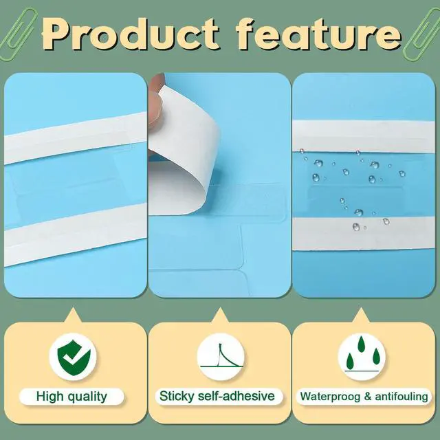 Alt view image 3 of 6 - Inch Insertable Self-Adhesive Tabs with Printable Inserts and File Folder Labels - Clear Planner Tabs for Book Pages