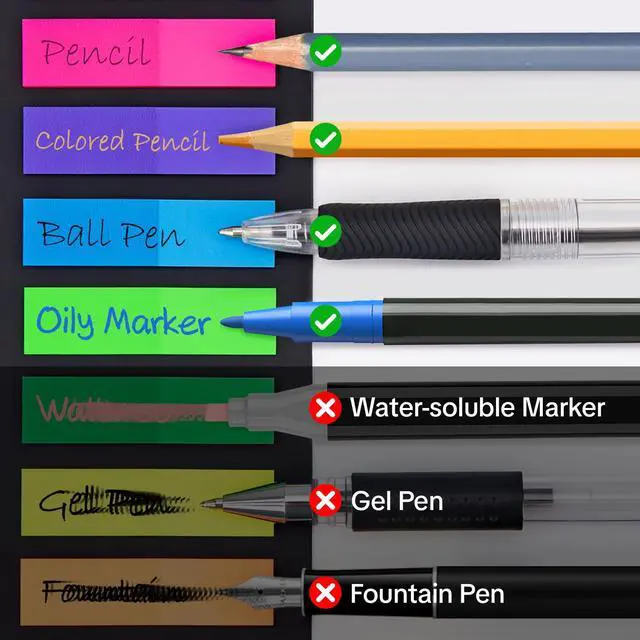 Alt view image 5 of 7 - Page Markers Sticky Index Tabs 1500 Pcs, Arrow Flag Tabs Colored Sticky Notes for Page Marker Bookmarks, 10 Colors, Stick Securely, Remove Cleanly
