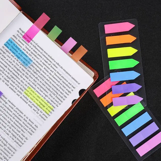 Alt view image 3 of 7 - Sets Neon Page Markers, 560 Pcs Colored Sticky Index Tabs