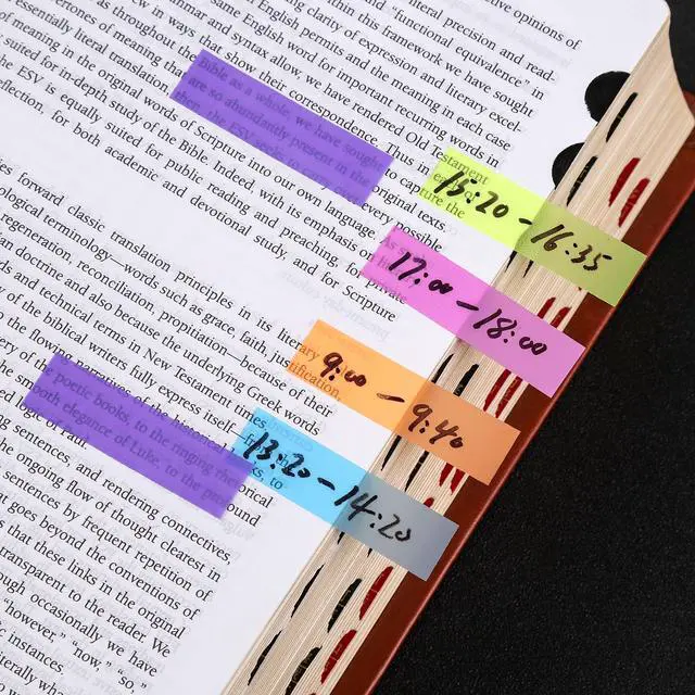 Alt view image 4 of 7 - Sets Neon Page Markers, 560 Pcs Colored Sticky Index Tabs