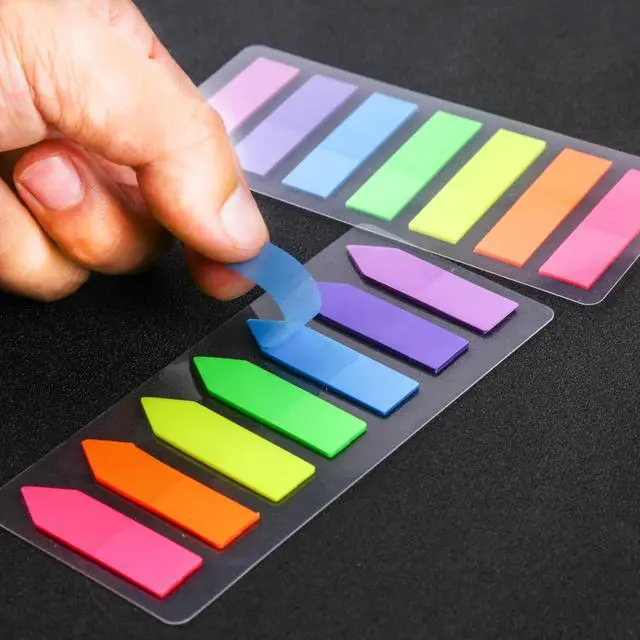 Alt view image 6 of 7 - Sets Neon Page Markers, 560 Pcs Colored Sticky Index Tabs