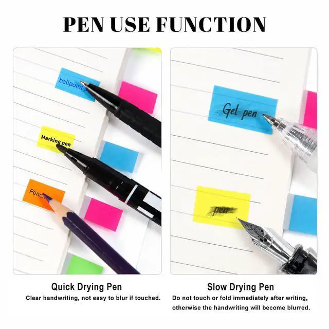 Alt view image 3 of 7 - Transparent Sticky Tabs Writable Book Tabs 720PCS Repositionable PET Clear Page Markers Index Tabs for Notebooks Study Office Use Adults Artists