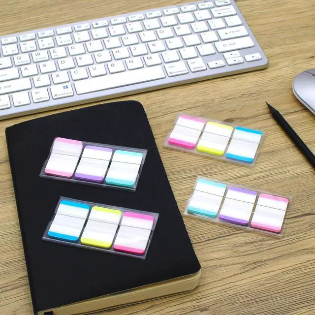 Alt view image 6 of 7 - Extra Thick Tabs Flags Assorted Bright, 1 x 1.5 in Sticky Tabs, Lined, Easy to Post, 4 On-The-Go Dispensers/Pack, 44 Tabs/Color, 264 Pages Total
