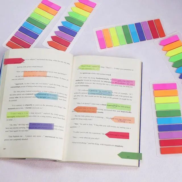 Alt view image 4 of 5 - Page Markers Bright Sticky Index Tabs, Clear Arrow Flags Tab