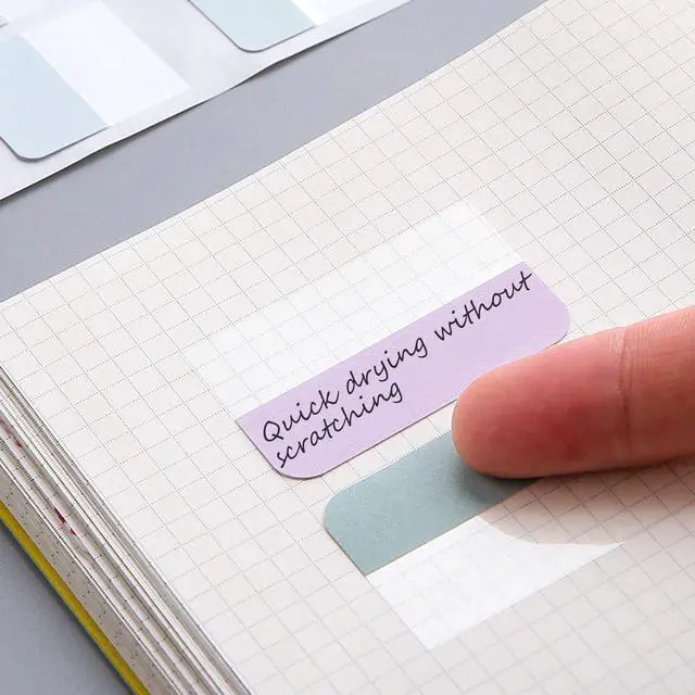 Alt view image 5 of 7 - Colored Index Tab 1"x1.8" Large Book Sticky Tabs Repositionable Page Tabs Flags Page Markers Labels for Notebooks, Filing, Classification,12 Colors