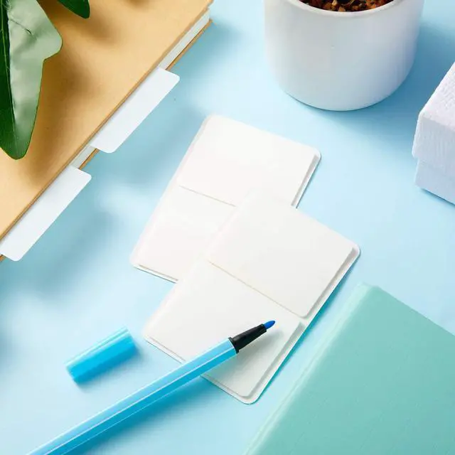 Alt view image 2 of 7 - Sticky Index Tabs Page Marker Pop-up Page Flags Notes Tabs, 1.6 x 2 Inch, White