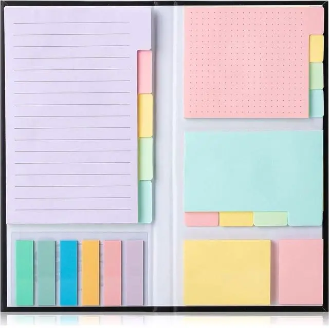 Main image of Sticky Notes with Lines Multi Size Pack Tabs and Small Notes