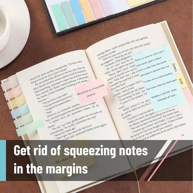 Alt view image 4 of 6 - Sticky Notes with Lines Multi Size Pack Tabs and Small Notes