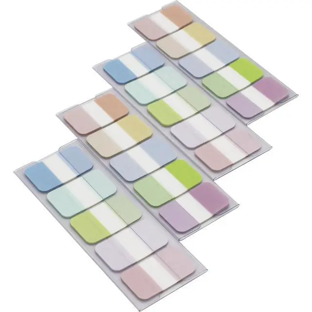 Alt view image 2 of 7 - Tabs Flags Assorted Colors, 0.98 x 1.71 Inch Sticky Tabs, Easy to Post, 4 On-The-Go Dispensers/Pack, 400 Pages Total
