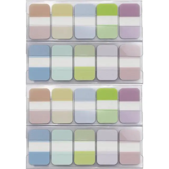 Alt view image 3 of 7 - Tabs Flags Assorted Colors, 0.98 x 1.71 Inch Sticky Tabs, Easy to Post, 4 On-The-Go Dispensers/Pack, 400 Pages Total