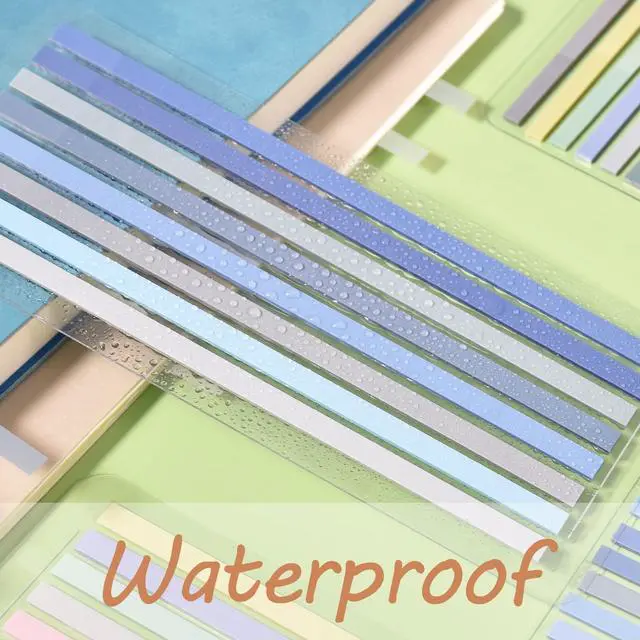 Alt view image 5 of 6 - Transparent Highlighter Tape Reusable, Clear Sticky Tabs for Annotating Books, Long Highlighting Strips Page Markers Index Tabs, Sticky Notes Aesthetic Office School Supplies