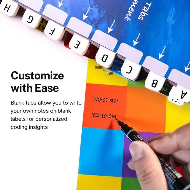 Alt view image 7 of 7 - Tabs for ICD-10-CM 2026 The Complete Official Codebook - Navigate with Precision in Your Code Book