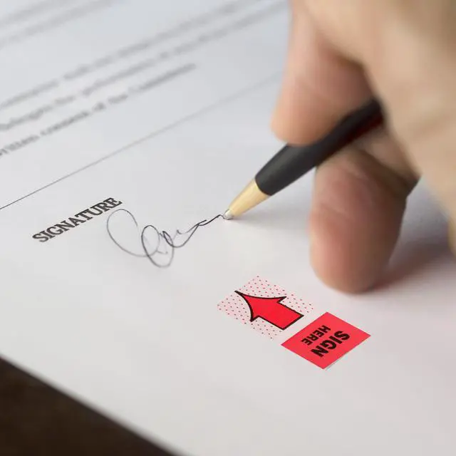 Alt view image 4 of 7 - 600pcs/6 Packs Sign Here Tabs, Arrow Labels Stickers Sticky Signature Tags Adhesive Message Flags for Documents Notebooks Home Office School Supplies