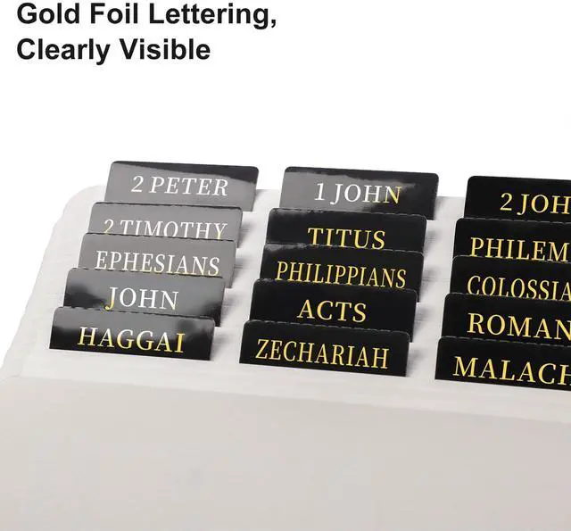 Alt view image 2 of 7 - Bible Tabs, for Women & Men, 66 Tabs for Old & New Testament