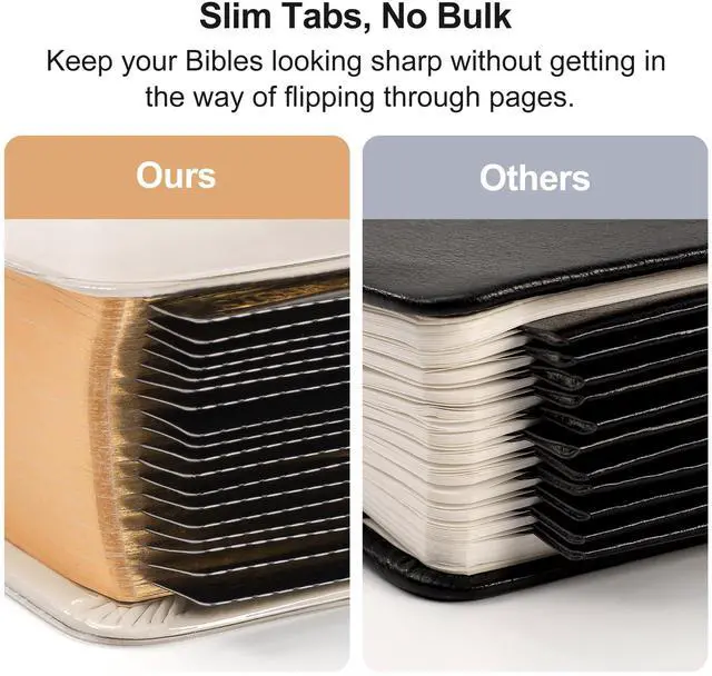 Alt view image 3 of 7 - Bible Tabs, for Women & Men, 66 Tabs for Old & New Testament