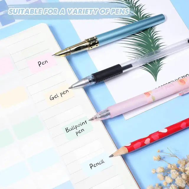 Alt view image 3 of 7 - Pastel Sticky Tabs Page Markers 1 x 1 Inch Colored Book Note Sticky Strip Index Tabs Arrow Self Adhesive Flag for Binder, Books, File Folders and Notebook, Writable Repositionable