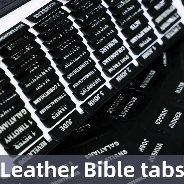 Alt view image 2 of 7 - Leather Bible Tabs for Women and Men