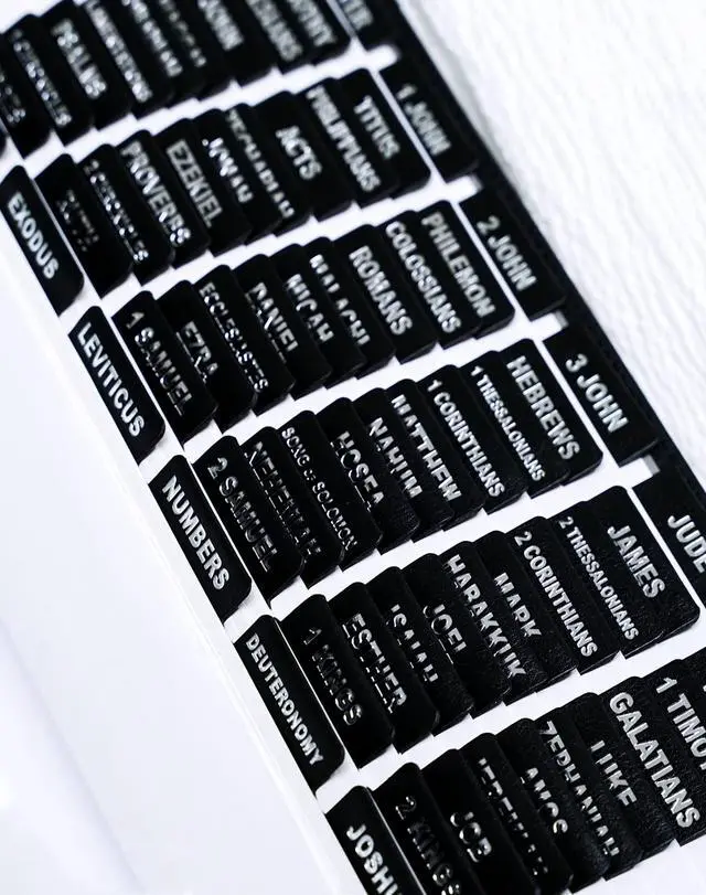 Alt view image 7 of 7 - Leather Bible Tabs for Women and Men