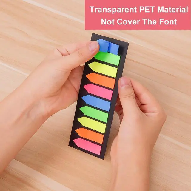 Alt view image 4 of 7 - Count Neon Color Tape Flag, Page Markers, Index Tab Flags